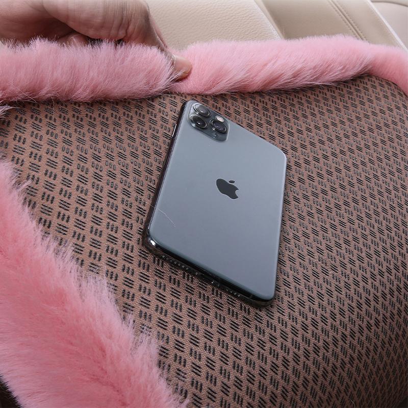 Плюшевая накидка-подушка на сиденье для Chevrolet Citroen Infiniti HAVAL Peugeot Зимняя теплая Плюшевый протектор сиденья Аксессуары для интерьера