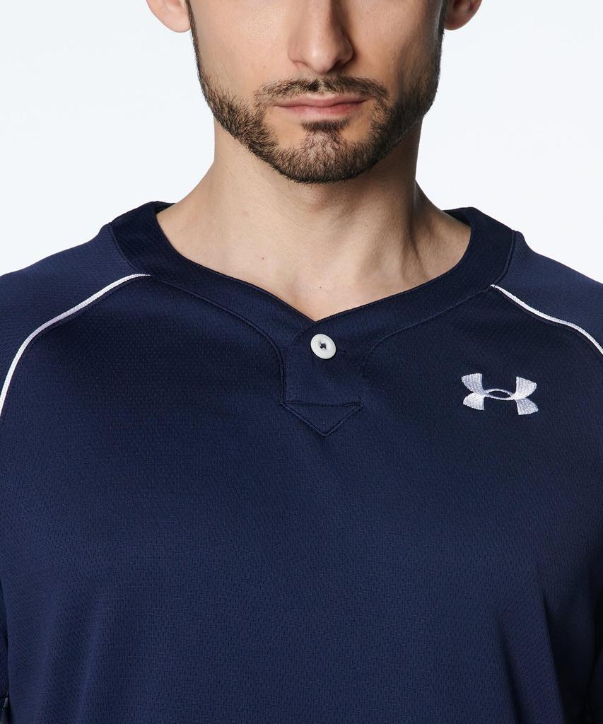Бейсбольная футболка UA Полуночный флотский белый 3XL [Under Armour] /