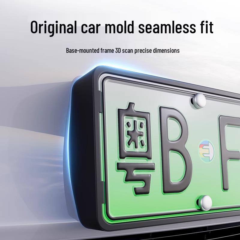 Tesla Model 3/Y License Plate Frame - New Version, Full Protection Holder