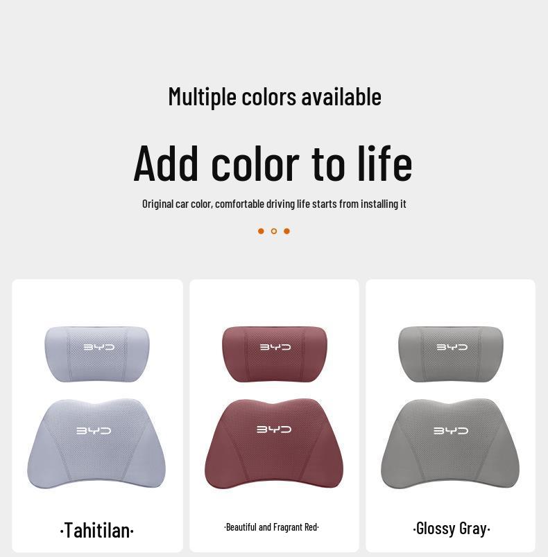 Набор подушек с эффектом памяти для поддержки шеи и поясницы BYD E2/E3/E9