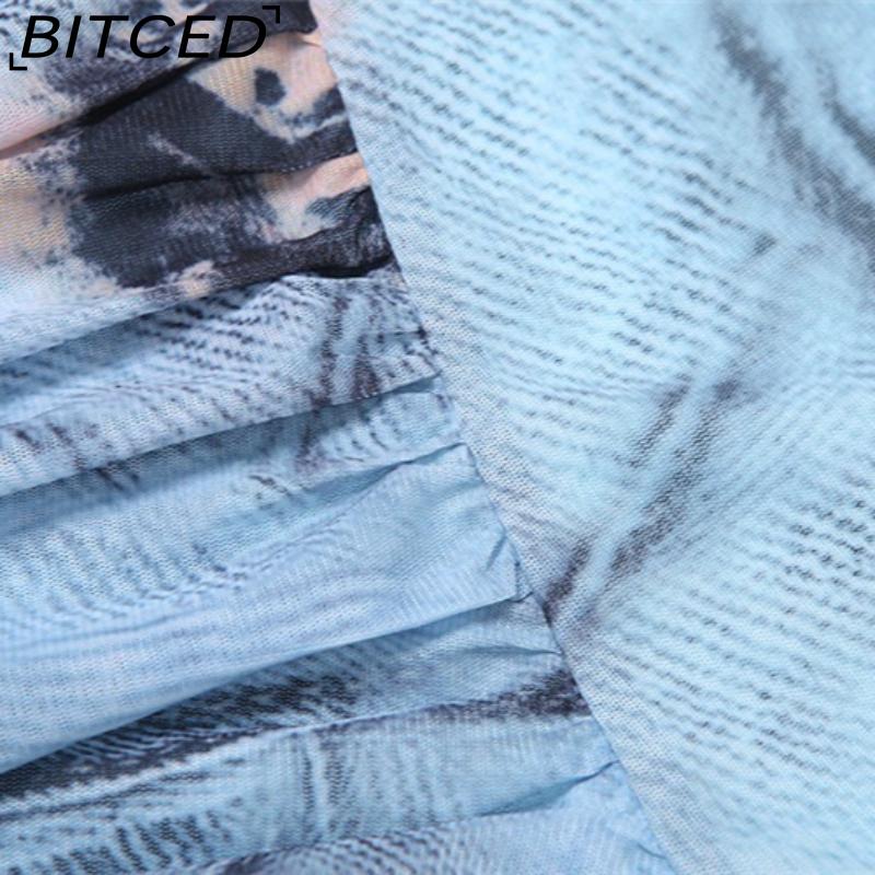 BITCED Spring Women's Solid-Color Slim-Fit High-Waisted Fashion V-Neck Strapless Sleeveless Dress