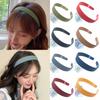 Vogue Women High Quality Hair Hoop Hairband Girl Headwear Charming Korean Wide Headband New Fashion Hair Band Hair Accessories Headress Candy Color
