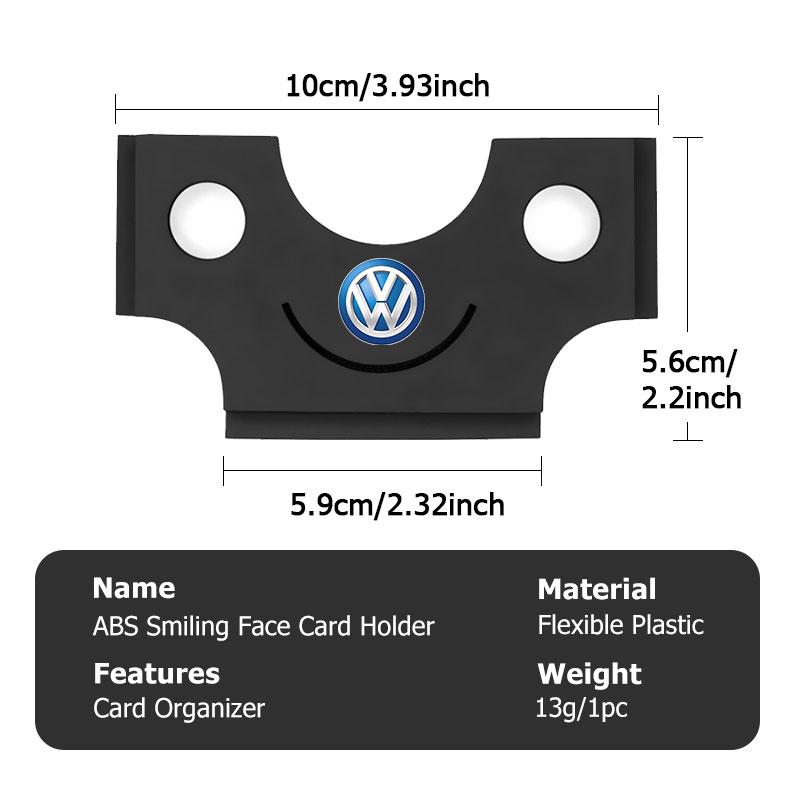 For Volkswagen VW Car Multifunctional Card Holder Adhesive Card Holder Ticket Holder ID Paper Storage Polo Jetta Sagitar MagotanKD3