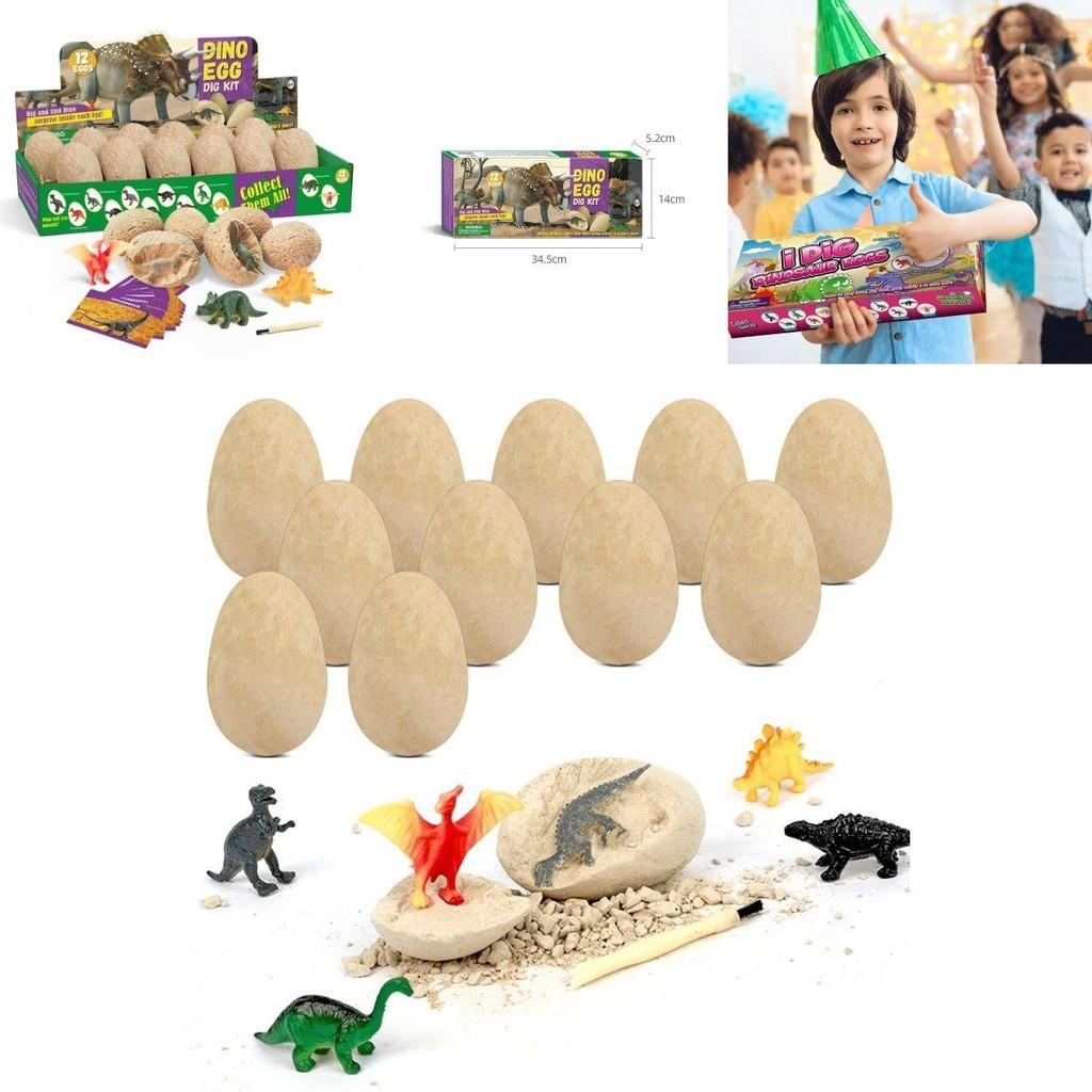 Engaging Dino Egg Dig Up Mining Kit For Educational Stem Projects For Kids Ages 5-8