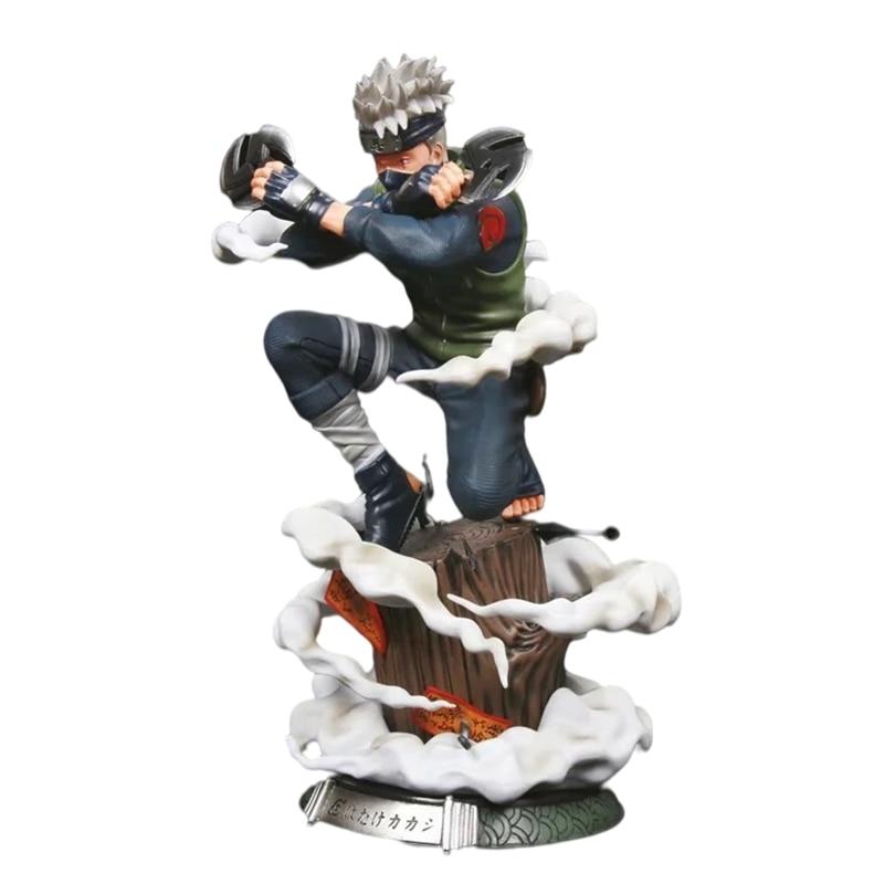 Shippuden Anime Figure Model Hatake Kakashi Gk 29cm Statue Collectible Toys The Last Uzumaki Naruto Figma Darts Kunai
