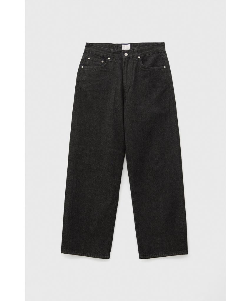 YOUTH Wide Denim Pants - Washed Black