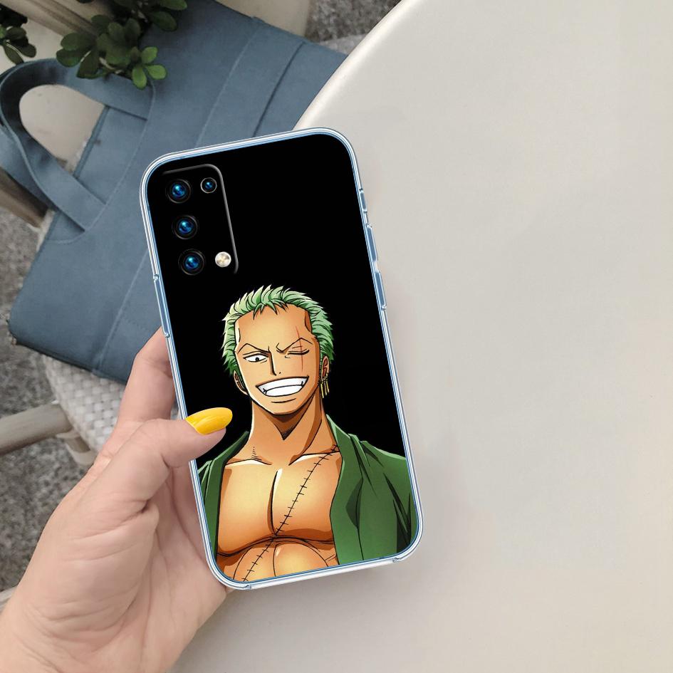 One Piece Zoro Soft Shell Transparent Phone Case for Motorola Moto G7 G8 G9 G84 G85 G73 G24 G15 Z2 Play Power Plus