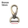 Keychain Webbing Buckle Leather Strap Buckles Trigger Clips Detachable Snap Hook Pet Leash Hooks