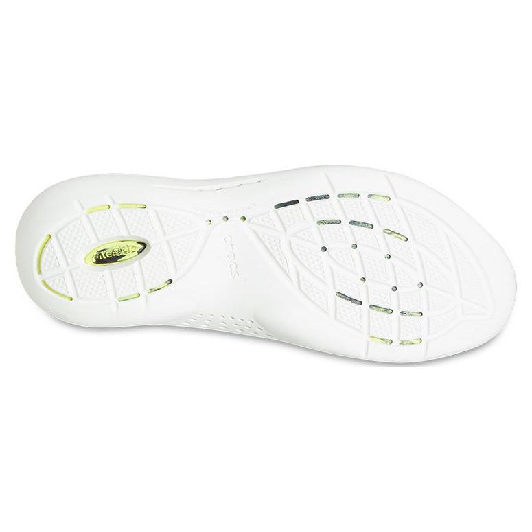 Crocs Literide Простые Удобные Спортивные Повседневные Мужские Туфли Черные Оранжевые 207633-02K