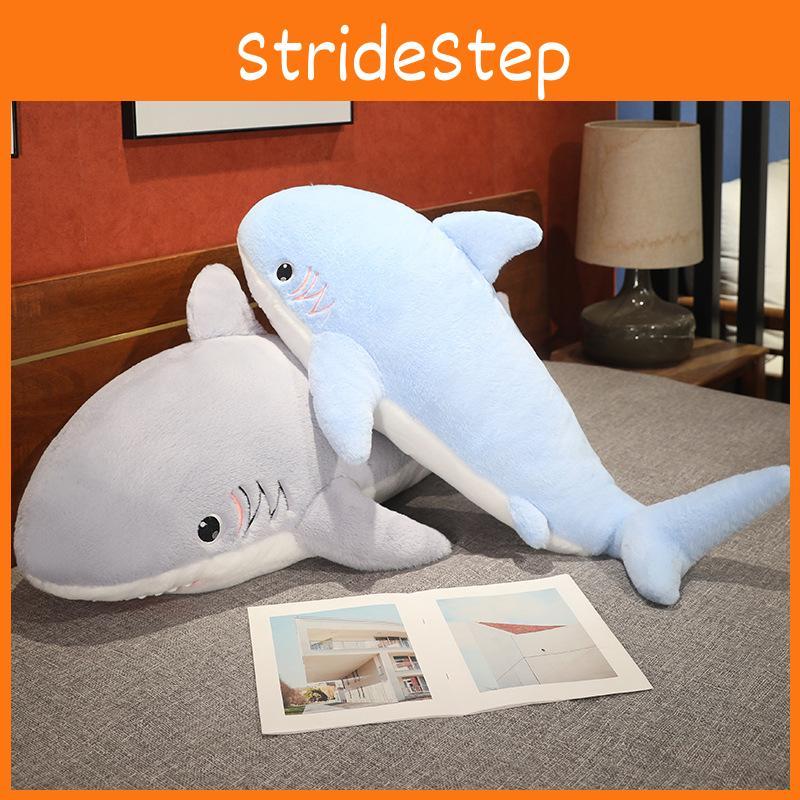 Shark Toy Plush With Embroidery Design For Childrens Play And Comfort Gift