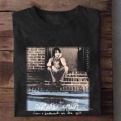 Футболка Elliott Smith From A Basement On THe Hill Полный размер S-5XL Унисекс Футболка