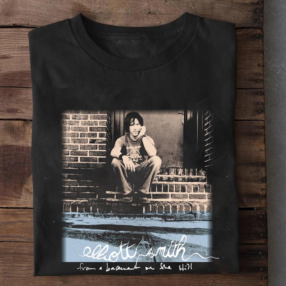 Футболка Elliott Smith From A Basement On THe Hill Полный размер S-5XL SE956 Унисекс Футболка