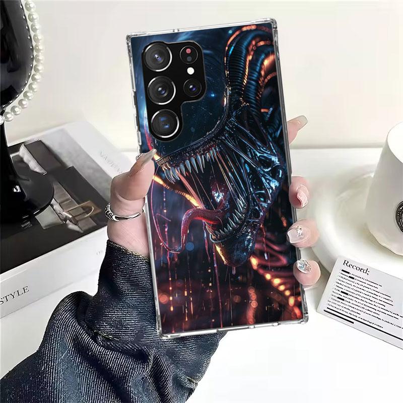 Крутой Мягкий Чехол Для Телефона A-Alien X-Xenomorph Для Samsung Galaxy S22 S23 S24 S25 Edge S26 Ultra S20 FE S21 Plus + Fundas Coque Galaxy