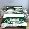 Green Palmeiras logo pattern. Bedding sets Duvet cover sets Duvet covers Pillowcases(1 * Duvet Cover 2 * Pillowcases, without duvet insert)