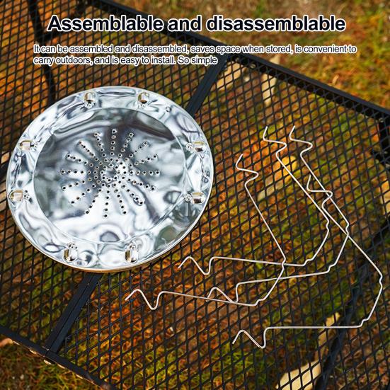 Нержавеющая сталь кемпинговая плита тостер для приготовления пищи на открытом воздухе поход пикник барбекю складная 4 ломтика хлеба кемпинговая плита тостер стойка держатель