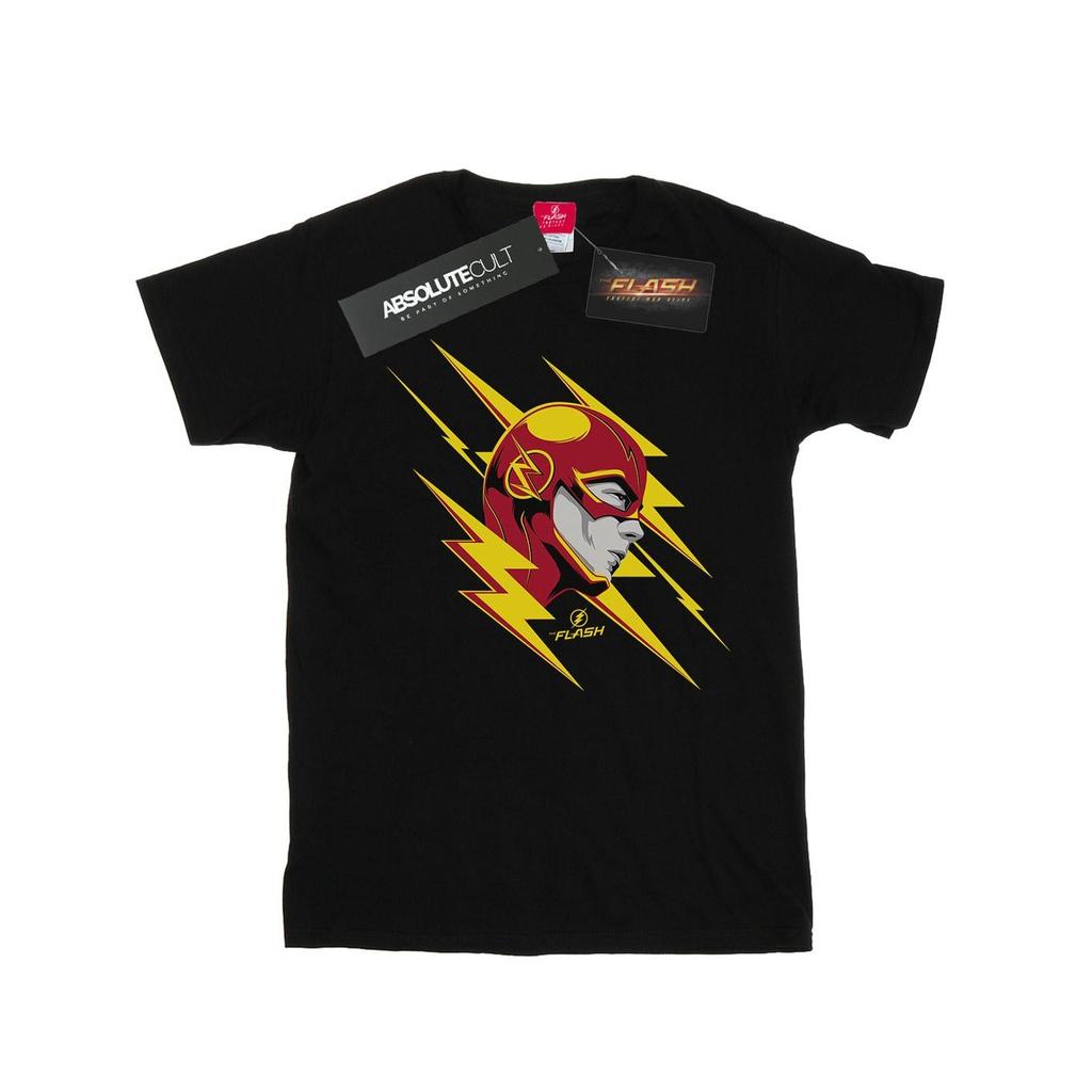 DC Comics Mens The Flash Lightning Portrait T-Shirt