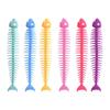 Silicone Silicone Fish Bone Stretch Fish Bone Squeeze Ghost Fish Bone Fidget Toys  Office Workers