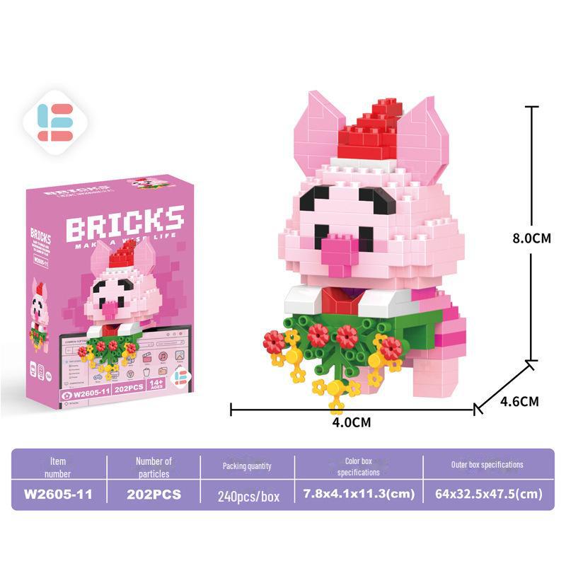 Строительные блоки из алмазных частиц «Китайский маджонг» Guochao — детский образовательный набор