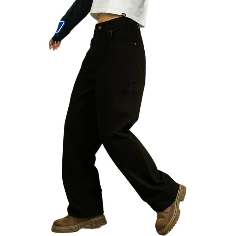 Dickies Джинсы Унисекс Деним Черный Умеренный Другое DK012274