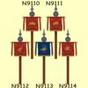 MOC DIY Средневековый Замок Военный Меч Ремень Ножны Пояс Строительные Блоки Фигурки Воина Рыцаря Солдата Аксессуары Кирпичики Игрушка
