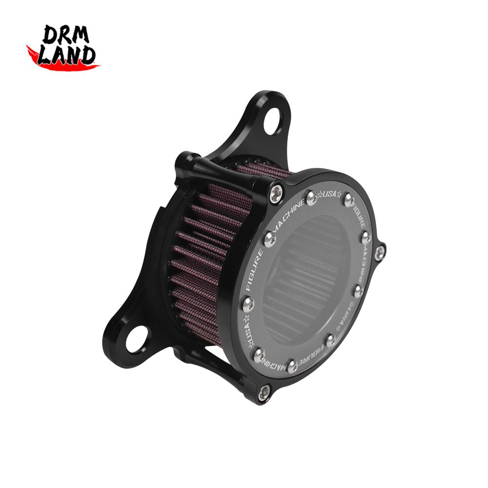 Motorcycle Air Filter Intake Cleaner System Kits Sportster XL883 XL1200 Iron 883 Forty-Eigh Seventy-Two 1991-2021 For Harley
