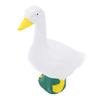 White Goose Statue 18cm Resin Goose Figurine Ornament for Outdoor Garden Porch Desktop Decoration Goose Statue Resin Goose Decor