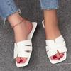 Fashion Summer Slippers Women Flat Luxury Outdoor Beach Flip Flops Female Sandals Trend Brand Design Slides Shoes Woman 2024 Big Size 43