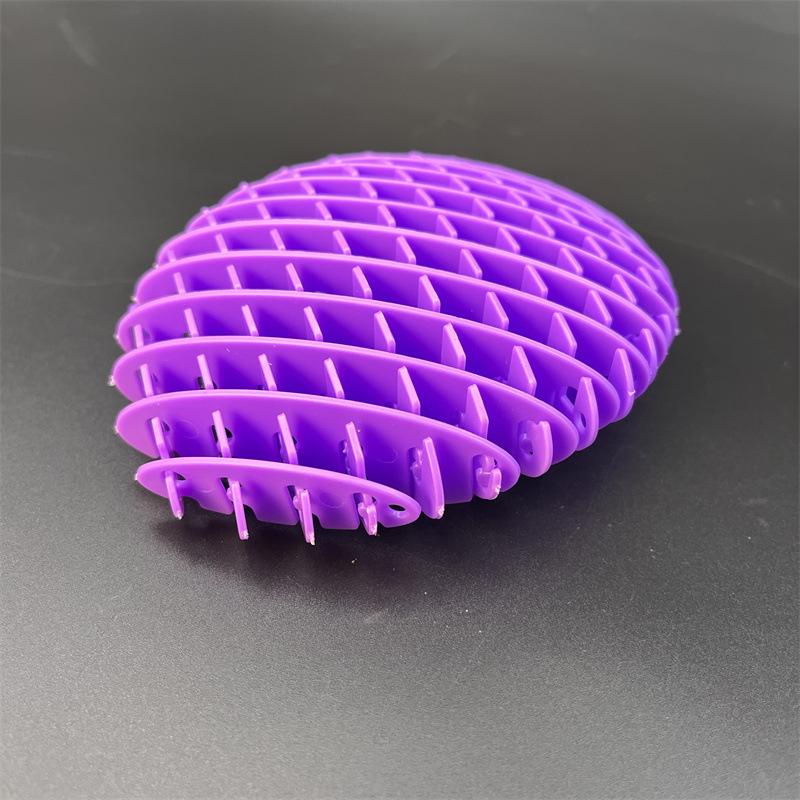 Fidget Worm 3D Printing DIY Stretch Deformation Elastic Net Puzzle Venting Decompression Worm Popit Elastic Net Decompression