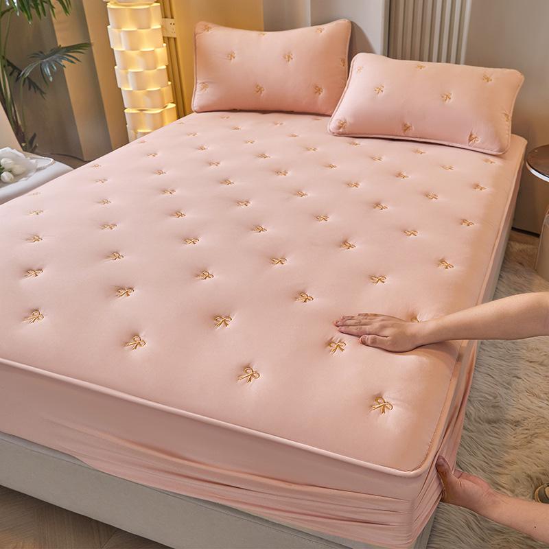 Корейская версия вышивки Матрас из соевого волокна класса А, утолщенный матрас типа наматрасника Simmons, чехол для матраса с полным покрытием.