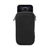 Case Cover For Iphone 12 / 12 Pro Universal Elasticity Zipper Protective Case Storage Bag With Lanyard / 6.1 Inch Smart Phones(black)