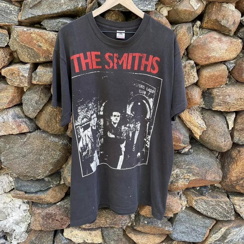 90s The Smiths Salford Lads Club Graphic short sleeve black unisex T shirt Unisex T-Shirt