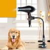 360 Degree Hair Drye Holder Dog Grooming Hair Dryer Bracket Rotatable Hands-Free Pet Grooming Shelf