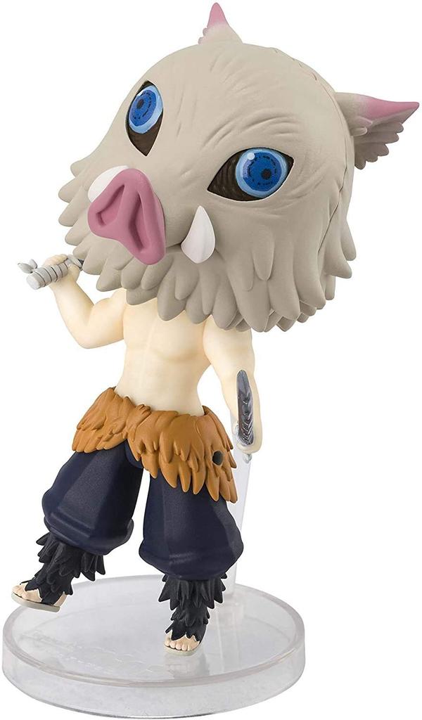 TAMASHII NATIONS Фигурки мини Demon Kimetsu no Yaiba Inosuke Tsukihira, окрашенная подвижная фигурка Slayer, примерно 90 мм, ПВХ/АБС