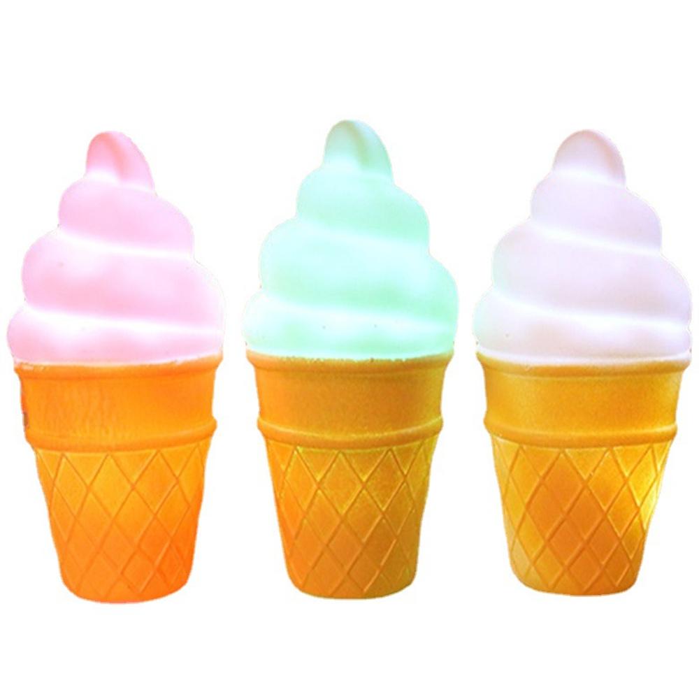 Светодиодный ночник, новинка, рожок мороженого в лампе, модный светодиодный ночник для детей, детский стол, настольные лампы для комнаты
