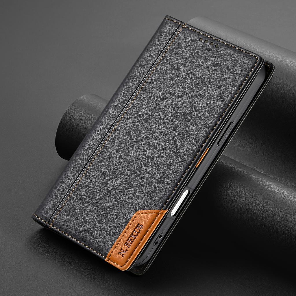 Чехол-кошелек для iPhone 17 Pro Max 16 Plus 16E 15 14 13 12 11 из ПУ кожи с блокировкой RFID, держатель для карт, задняя крышка