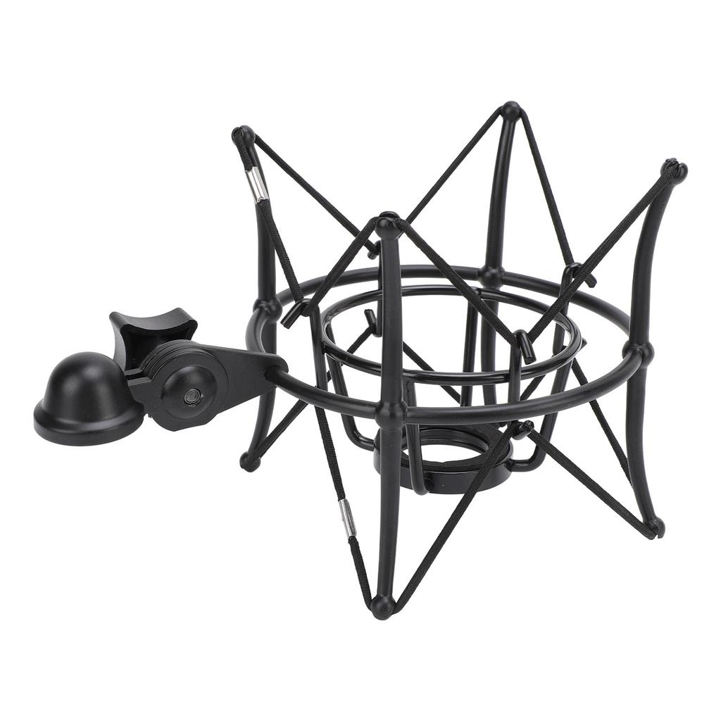 Microphone Shock Mount Zinc Alloy Anti Vibration Studio Mic Shockmount Stand Secure Support for Recording Station Studio