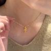 Crucifix Love Necklace Female New Fashion Versatile Lightweight Luxury Titanium Steel Does Not Lose Colour Collarbone Chain