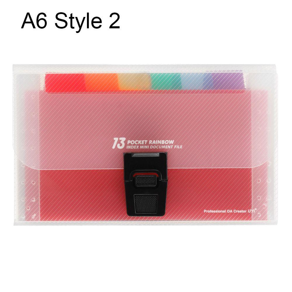 Office Supplies File Case Plastic File Folder Document Bag 13 Pockets Paper Organizer