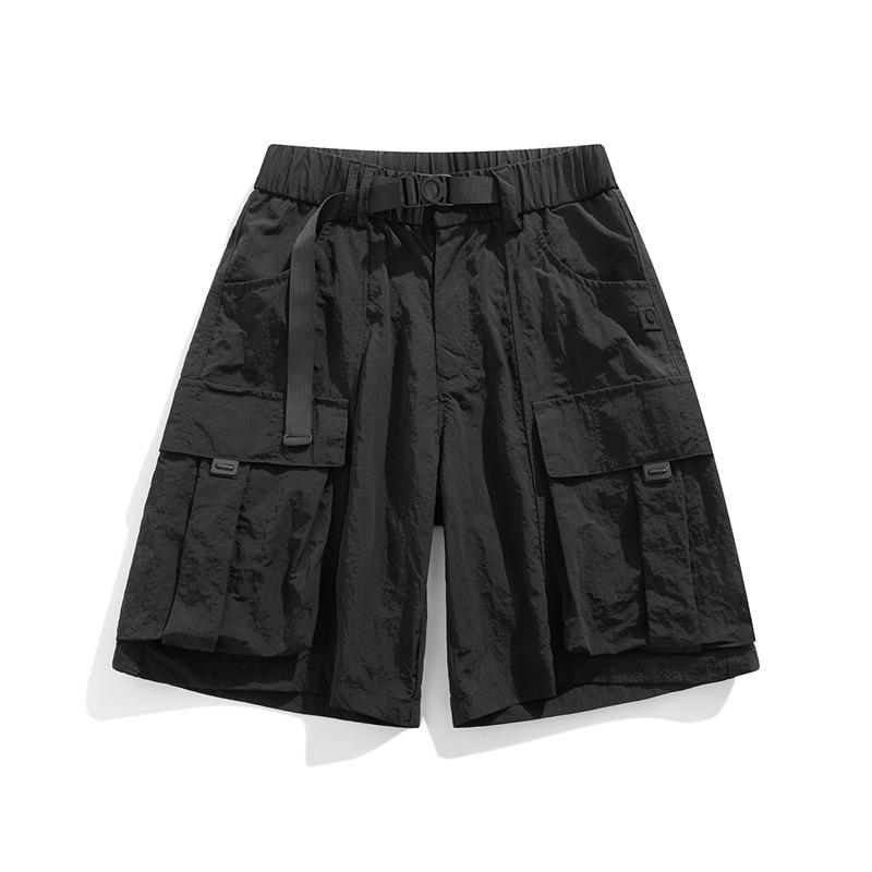 The New Casual Shorts In Summer Are Loose, Simple and Versatile, and Men's Straight Pants Are Thin.