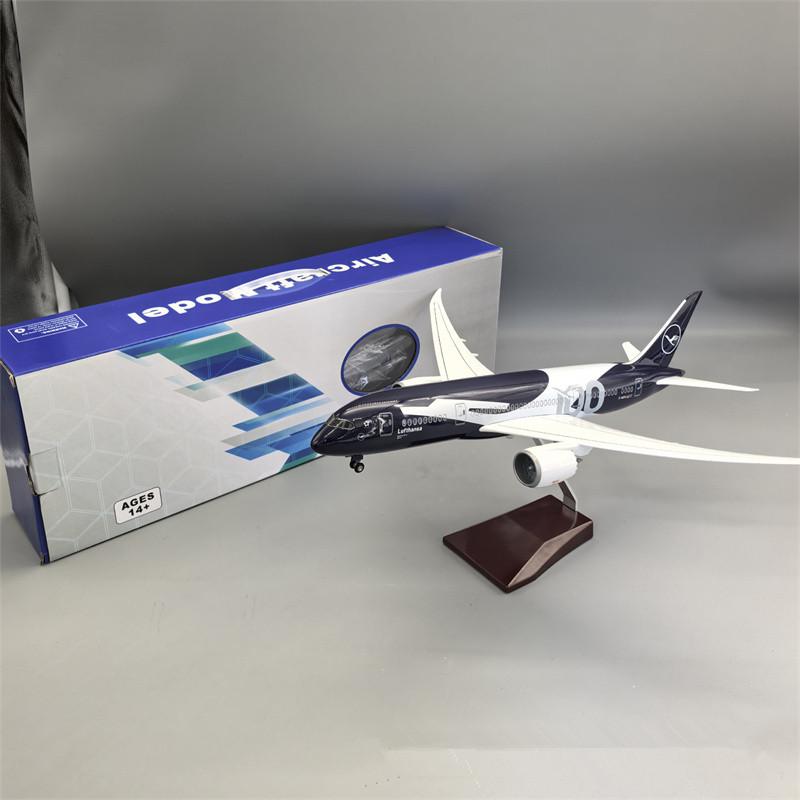 1:Модели самолетов масштаба 1:300 Lufthansa B787 Airways Модель самолета в честь 100-летия Airways Коллекция для демонстрации со светодиодами