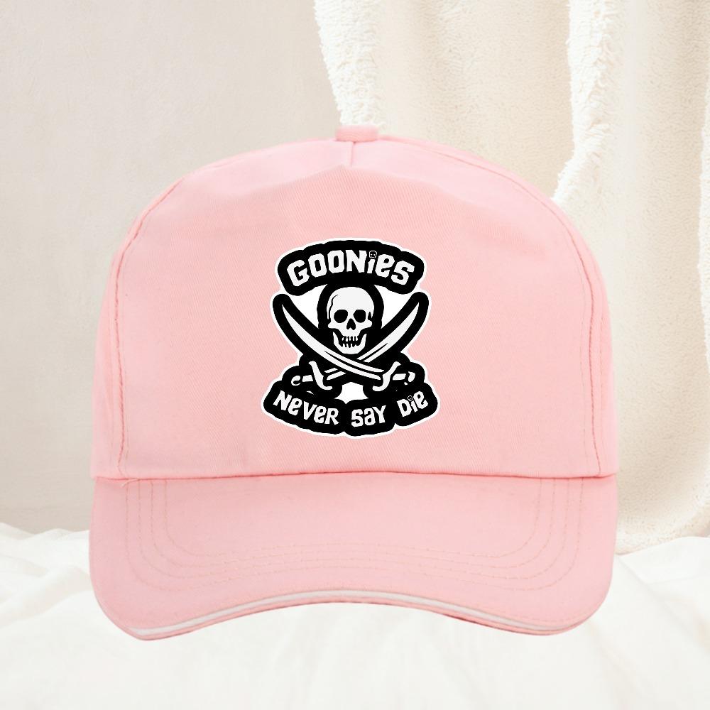 Копия бейсболки The Goonies Never Say Die Унисекс Шляпы Женская Защита от солнца Snapback Кепки из фильма The Goonies