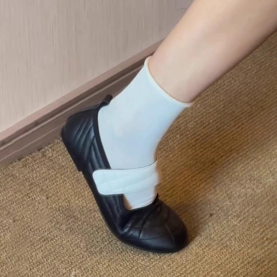 Модная ретро обувь на плоской подошве для женщин Весна и Осень 2025 Новые туфли Мэри Джейн с круглым носком Женская французская повседневная спортивная обувь для женщин