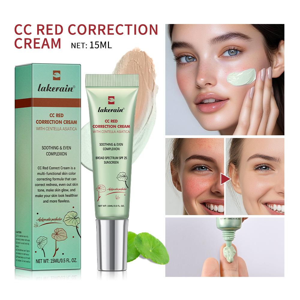 Lakerain Centella CC Cream консилер Длительный невидимый поры увлажняющий изолирующий крем