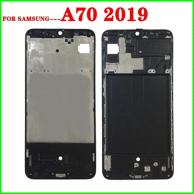 BANERYPAK Rear Full Housing Frame For SAMSUNG Galaxy A70 2019 A705 Back Battery Cover Case Housing +Middle Frame Button Cam
