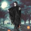 Halloween Hanging Skull Ghost Scary Grim Reaper Skeleton Decoration for Outside Yard Porch Haunted House Party Decor