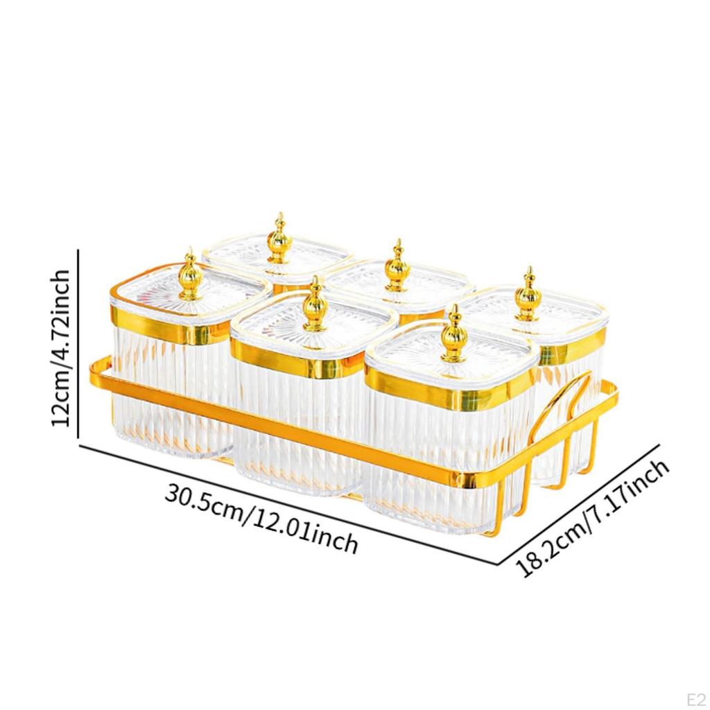 Блюдо для сухофруктов, стильное украшение в скандинавском стиле с крышкой, блюда для закусок, контейнеры для специй для печенья