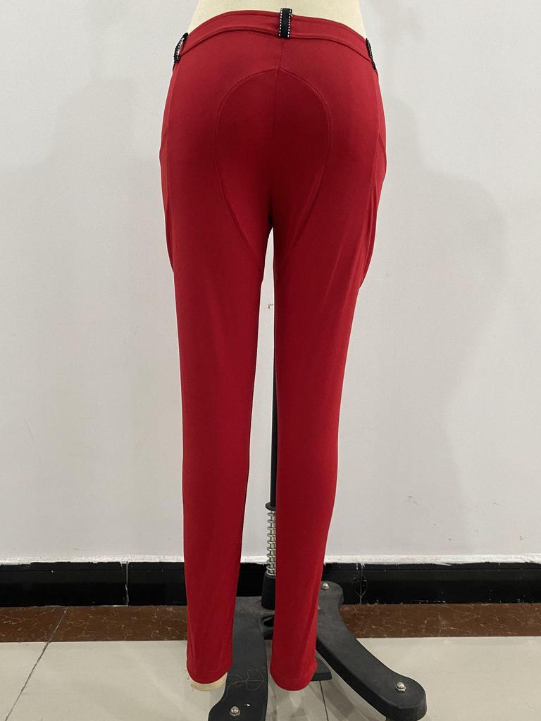 Европейские аристократические эластичные брюки для верховой езды - Женский повседневный дизайн с эффектом лифтинга бедер