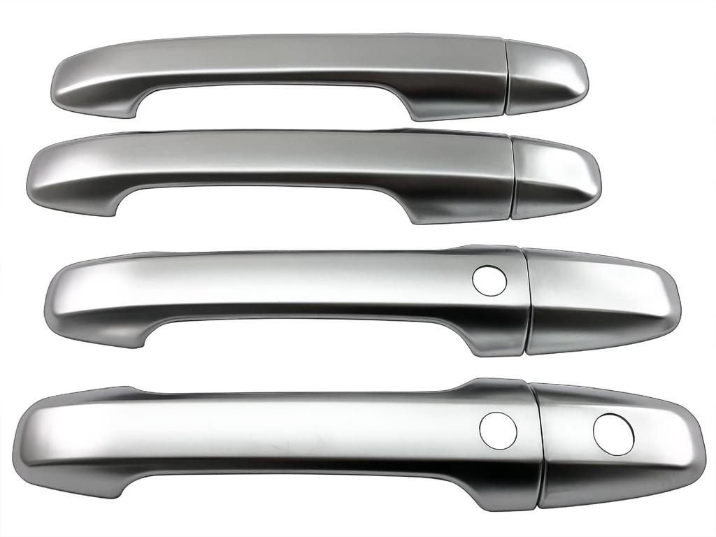 BRIGHTZ Накладка на ручку двери Сатиновое серебро для Step Wagon Spada RK Ручка, Хромированная, RK5/RK6 [DHC-NOBU-500] K5/K6 5/6