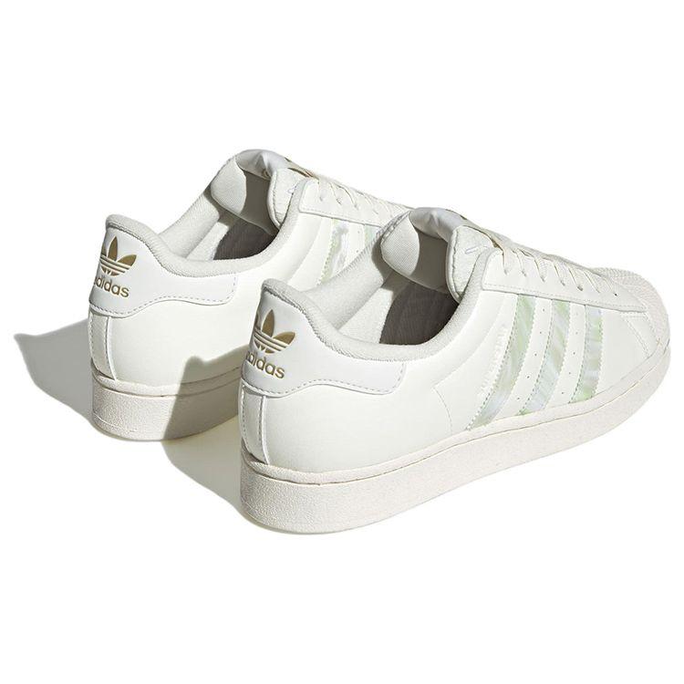 Adidas Originals Superstar Vegan Comfortable Versatile Low-Top Sneakers Women Sneakers Off-White HQ6668