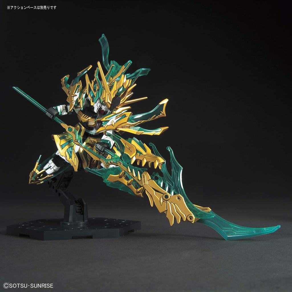 SD Gundam Sangoku Soketsuden: Warrior Guan Yu Unchou Nu Gundam, Color-Coded Plastic Model BAS5058933